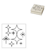 Tampons Encreurs Dessin d'illustration atomique moderne du milieu d (Tamponné)