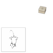 Tampons Encreurs Dessin simple de souris (Tamponné)