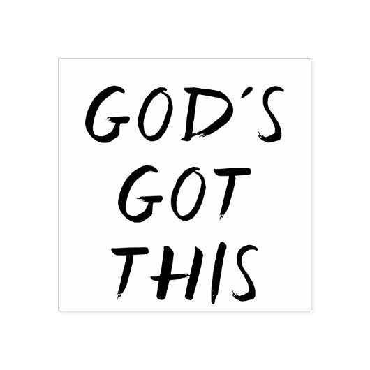 Tampons Encreurs Dieu a ce timbre en caoutchouc en bois (Impression)