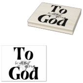 Tampons Encreurs Dieu soit toute la gloire tournesol | Timbre d'art (Tamponné)