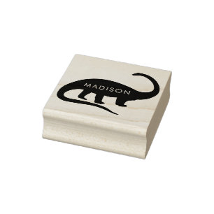 Tampons Encreurs Dinosaur Brontosaurus Cute Nom de l'enfant