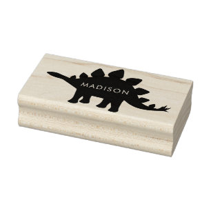 Tampons Encreurs Dinosaur Stegosaurus Cute Dino Nom de l'enfant
