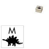 Tampons Encreurs Dinosaur Stegosaurus Dino Enfant Monogramme initia (Tamponné)