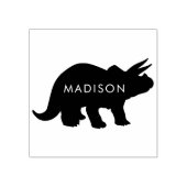 Tampons Encreurs Dinosaur Tricératops Nom de l'enfant Cute Dino (Impression)