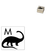 Tampons Encreurs Dinosaure Brontosaurus Cute Monogramme initial de  (Tamponné)