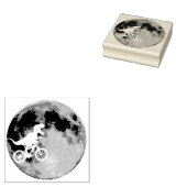 Tampons Encreurs Dinosaure sur un vélo dans le ciel avec T-shirt de (Tamponné)