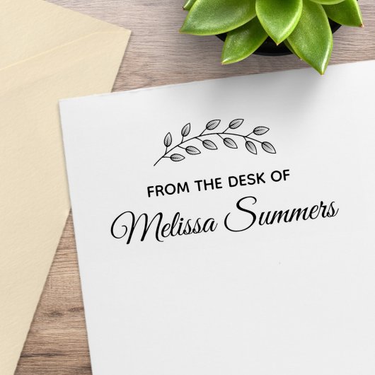 Tampons Encreurs Direction des Feuilles de la couronne botanique du