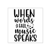 Tampons Encreurs Discours de musique (Impression)