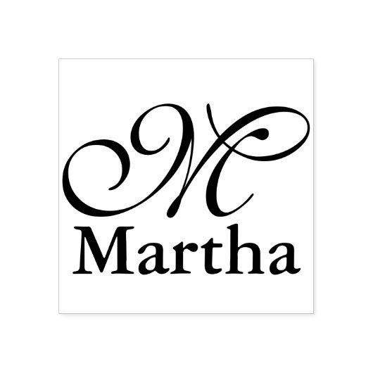 Tampons Encreurs do-it-yourself - Simple Monogramme / Nom (Impression)