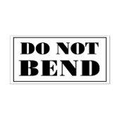 Tampons Encreurs Do Not Bend Artwork Paper Envelope Message (Impression)