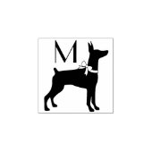 Tampons Encreurs Dobermann Pinscher Chien Chien Puppy Dobie (Impression)