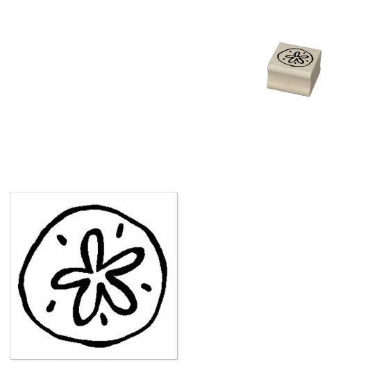 Tampons Encreurs Dollar de sable Shell Ocean Beach (Tamponné)