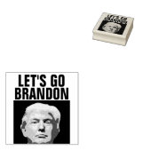 TAMPONS ENCREURS DONALD TRUMP ALLONS-Y BRANDON RUBBER STAMP (Tamponné)