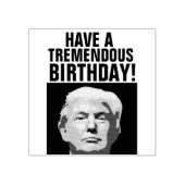 TAMPONS ENCREURS DONALD TRUMP BIRTHDAY RUBBER STAMP (Impression)