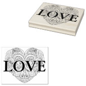 Tampons Encreurs Doodle cardiaque Abstrait (Tamponné)