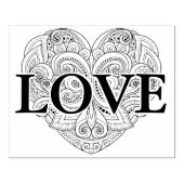 Tampons Encreurs Doodle cardiaque Abstrait (Impression)