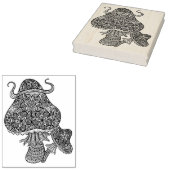 Tampons Encreurs Doodle de champignons magiques dessinés à la main (Tamponné)