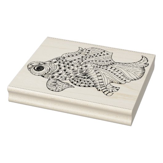 Tampons Encreurs Doodle de poisson (Tampon)