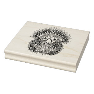 Tampons Encreurs Doodle Echidna tiré à la main