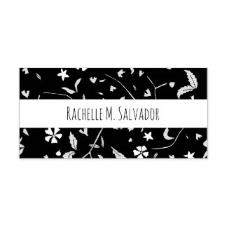 Tampons Encreurs Doodle Flower Solid - Timbre en caoutchouc personn