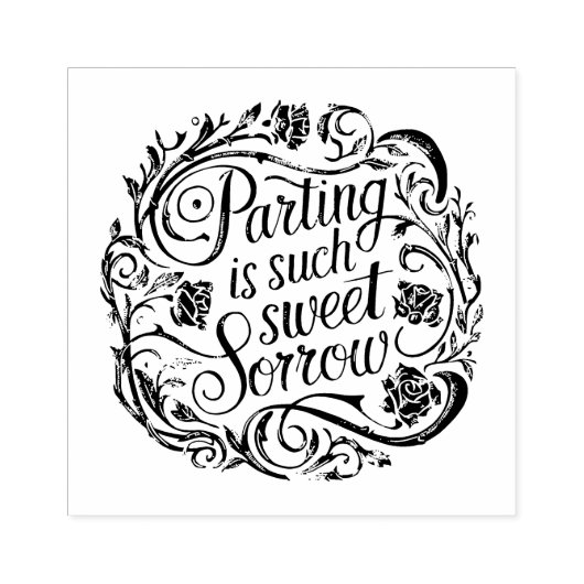 Tampons Encreurs Douce tristesse - Timbre en caoutchouc de Shakespe (Impression)