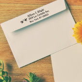 Tampons Encreurs Doves + Timbre d'adresse cardiaque, Timbre de lett