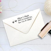 Tampons Encreurs Doves + Timbre d'adresse cardiaque, Timbre de lett