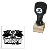 Tampons Encreurs Dragon ailé Personnaliser (Tamponné)