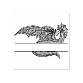 Tampons Encreurs Dragon Avec Espace Pour Nom (Impression)
