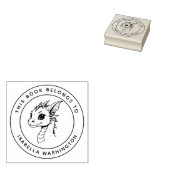 Tampons Encreurs Dragon Bébé Personnalisé Ce Livre Appartient Au No (Tamponné)