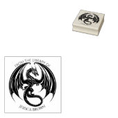 Tampons Encreurs Dragon Vintage de la Bibliothèque de (Tamponné)