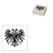Tampons Encreurs Drapeau d'aigle noir allemand, aigle à double tête (Tamponné)