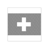 Tampons Encreurs Drapeau suisse Wood Art Stamp (Impression)