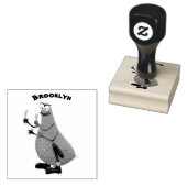 Tampons Encreurs Drôle affamé pulette affamée dessin animé (Tamponné)