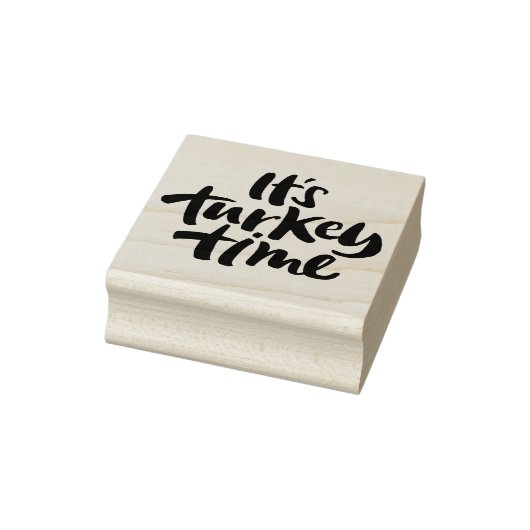 Tampons Encreurs Drôle, c'est l'heure de Turquie Thanksgiving Dîner (Tampon)