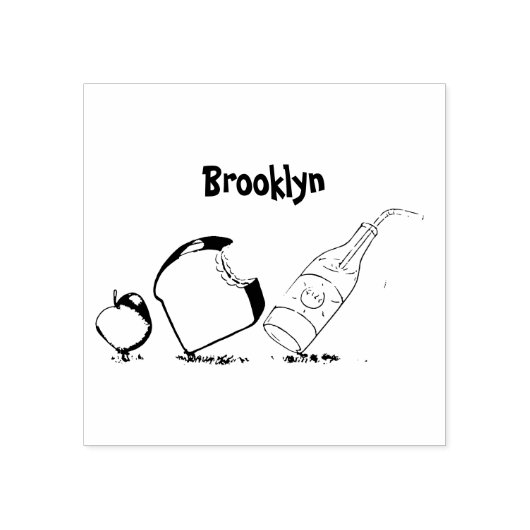 Tampons Encreurs Drôle de dessin animé de fourmis (Impression)