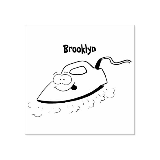 Tampons Encreurs Drôle dessin animé linge de fer (Impression)