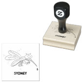 Tampons Encreurs Drôle dessin d'insecte moustique (Tamponné)