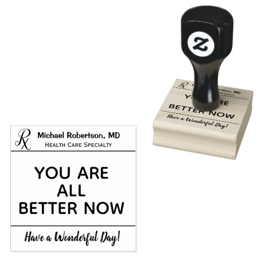 Tampons Encreurs Drôle et positif tout mieux maintenant (Tamponné)