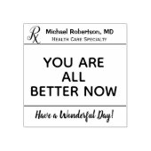 Tampons Encreurs Drôle et positif tout mieux maintenant (Impression)