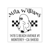 Tampons Encreurs Drôle Halloween Botiful Ghost Adresse de retour (Impression)