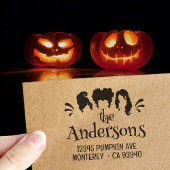 Tampons Encreurs Drôle Halloween Hocus Pocus Soeurs Retour Adresse