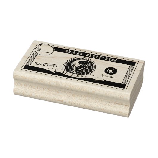 Tampons Encreurs Drôle "Papa Bucks" Fête des pères de timbres monét (Tampon)