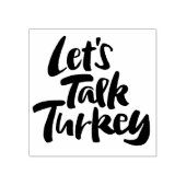 Tampons Encreurs Drôle Parlons Turquie Thanksgiving Dîner Dit (Impression)