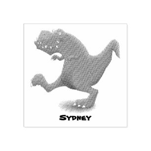 Tampons Encreurs Drôle T rex dinosaure dessin animé humour