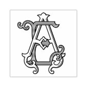 Tampons Encreurs EAE Monogram EA Monogramme Ecran en caoutchouc (Impression)