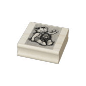 Tampons Encreurs EASTER EGG TEDDDY BEAR RUBBER STAMP *Personnalisé (Tampon)
