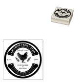 Tampons Encreurs Eaux fraîches Retro Custom Family Étiquettes en ca (Tamponné)