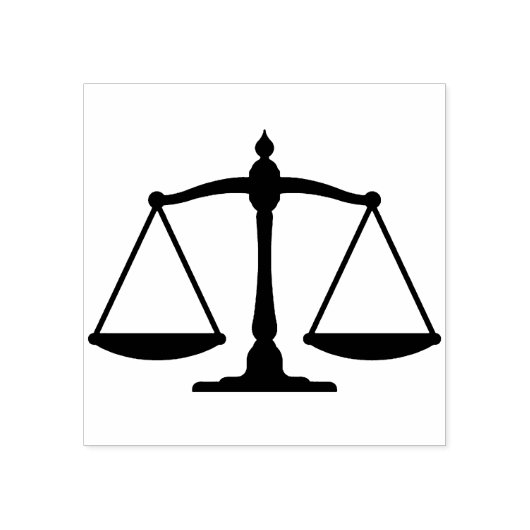 Tampons Encreurs échelle de justice timbre art (Impression)