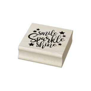 Tampons Encreurs Éclat d'étincelle de sourire